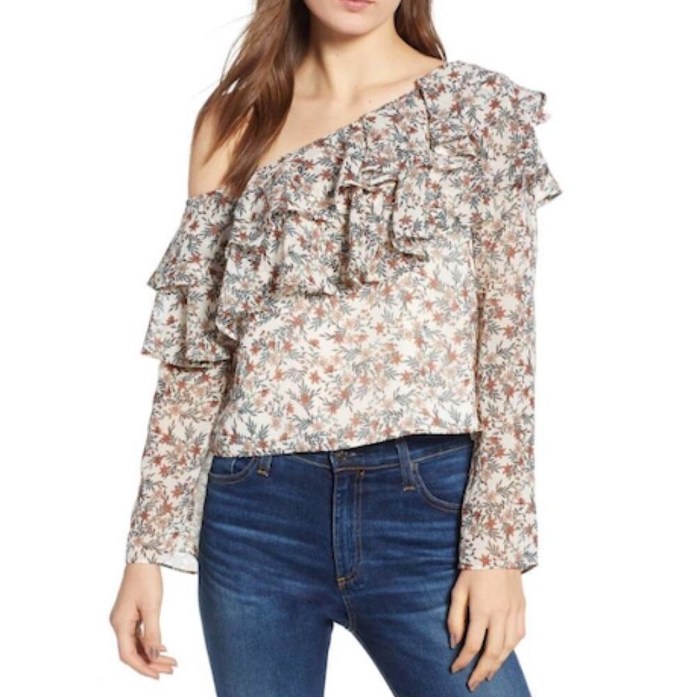 Rebecca Minkoff One Shoulder Blouse